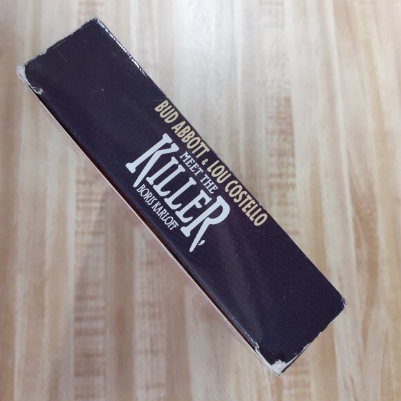 Abbott & Costello Meet the Killer 1949 Boris Karloff VHS Horror Comedy VTG Retro - Picture 6 of 8